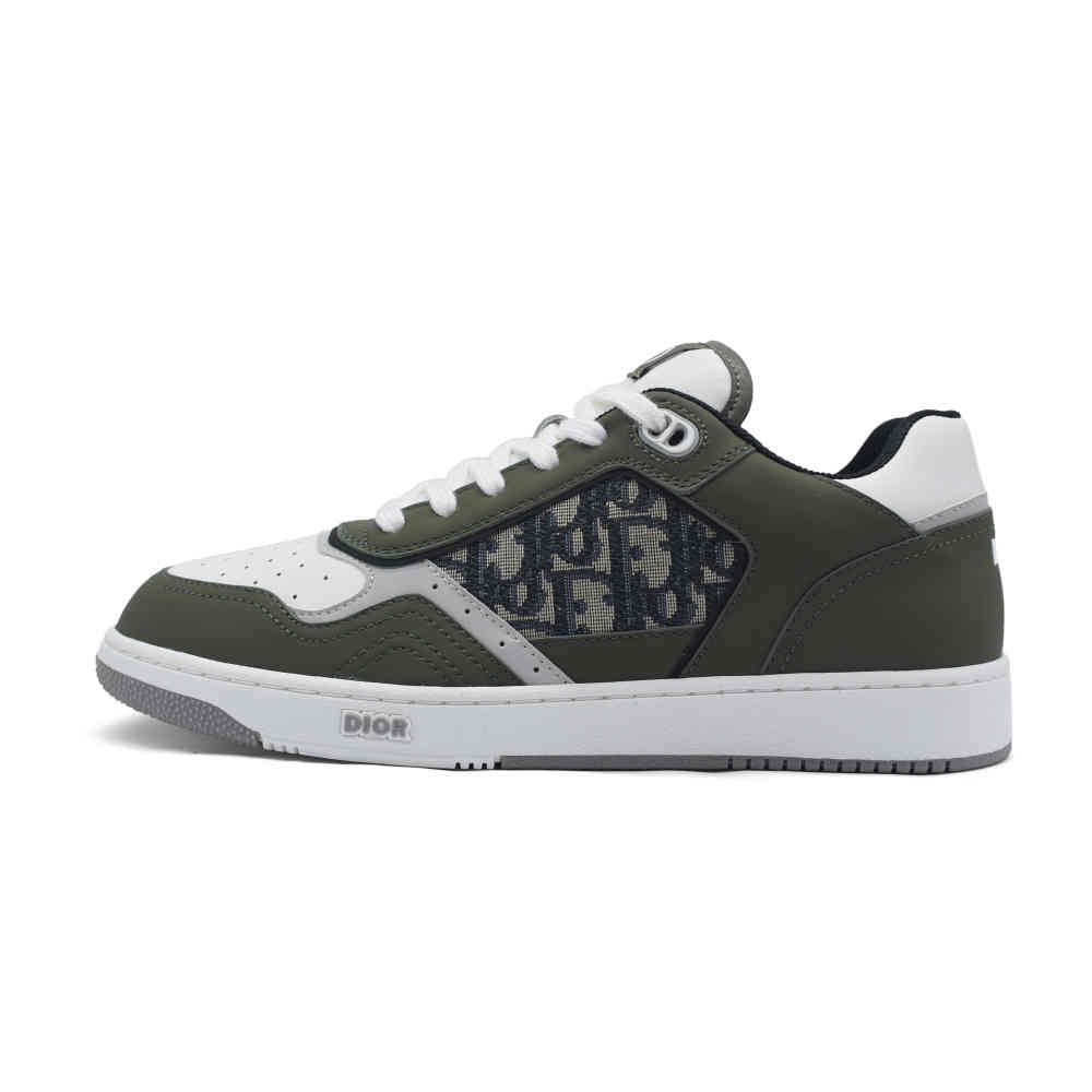 Dior White & Green Premium Low-top Sneaker
