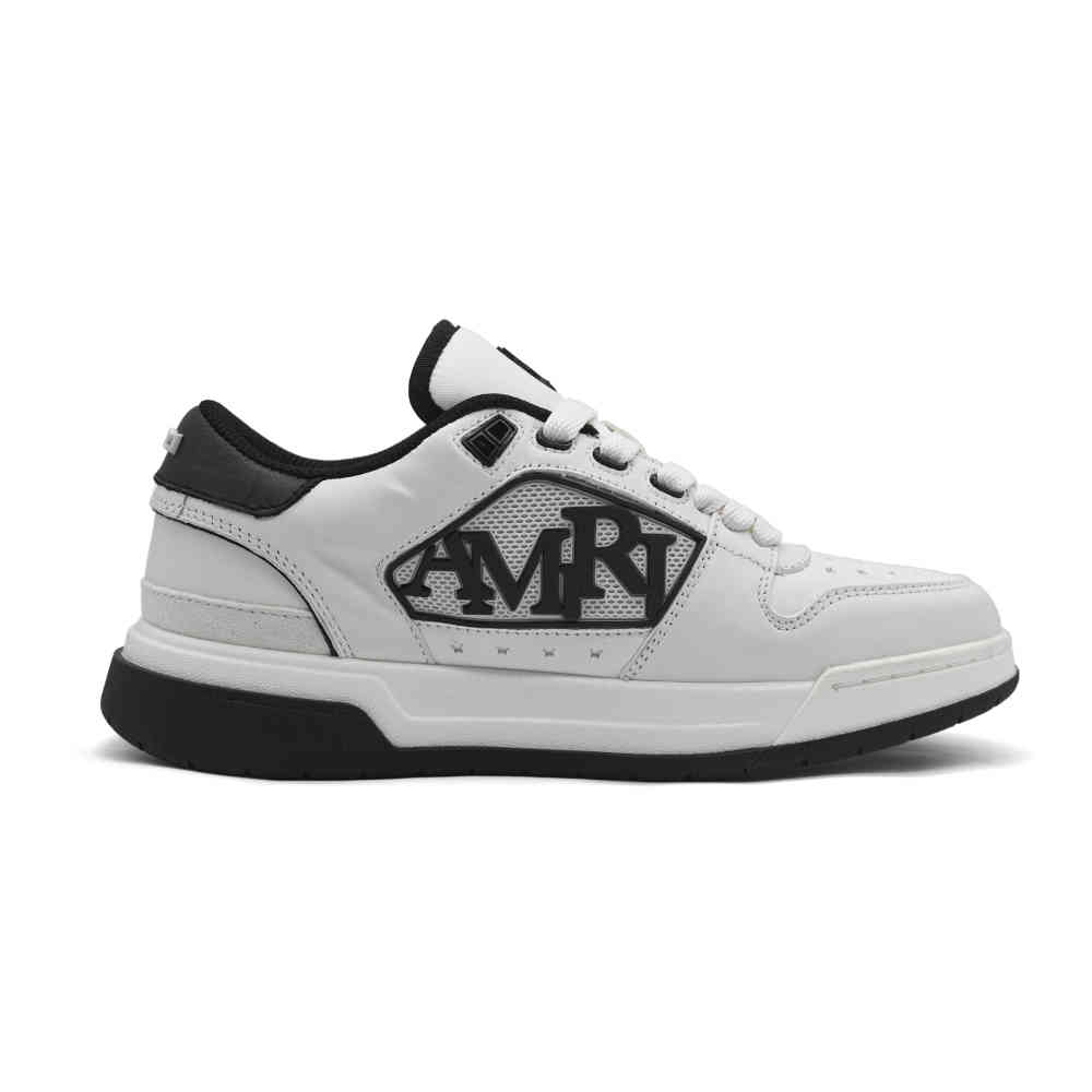 White & Black Amiri Classic Low White & Coffee Premium Sneaker