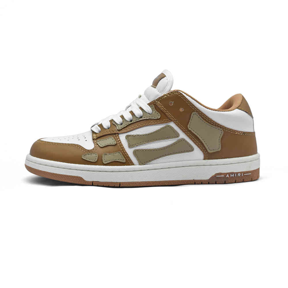 Amiri Skel-Top Low Brown Premium Sneakers