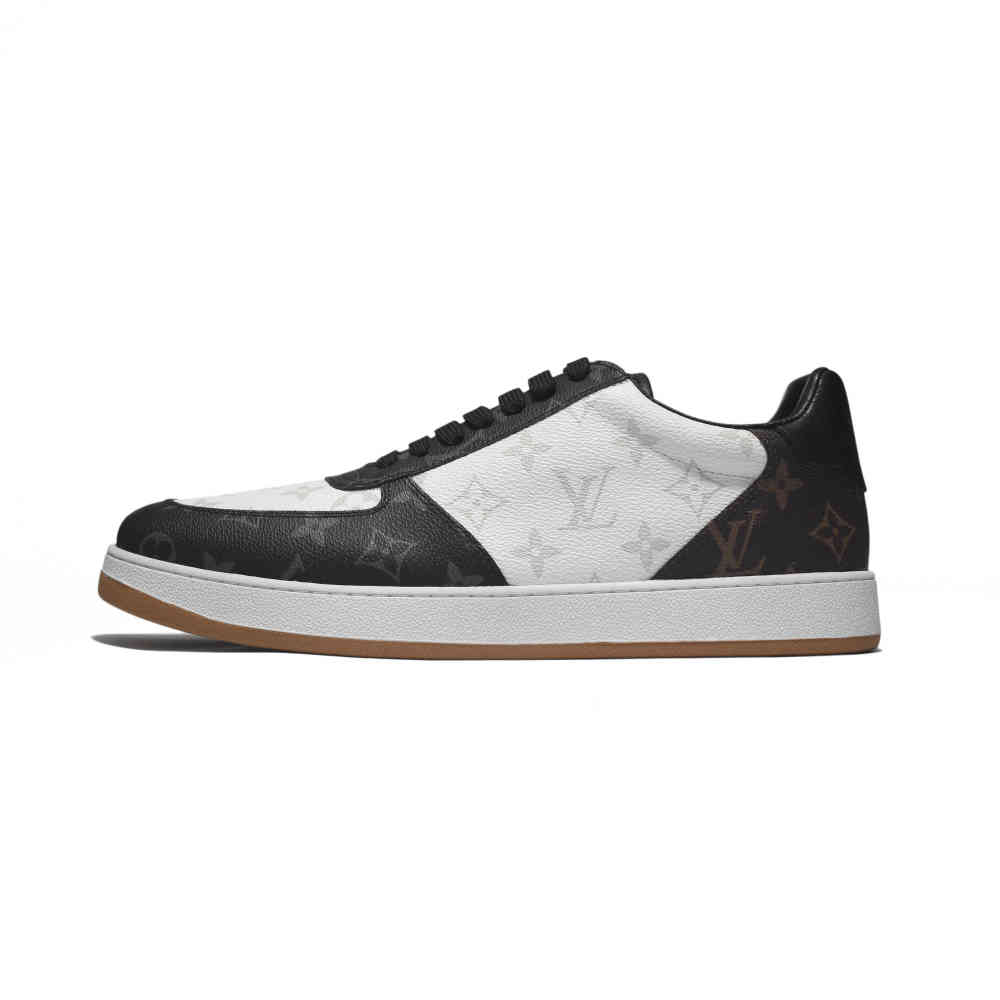 Louis Vuitton White & Black Premium Quality Sneakers