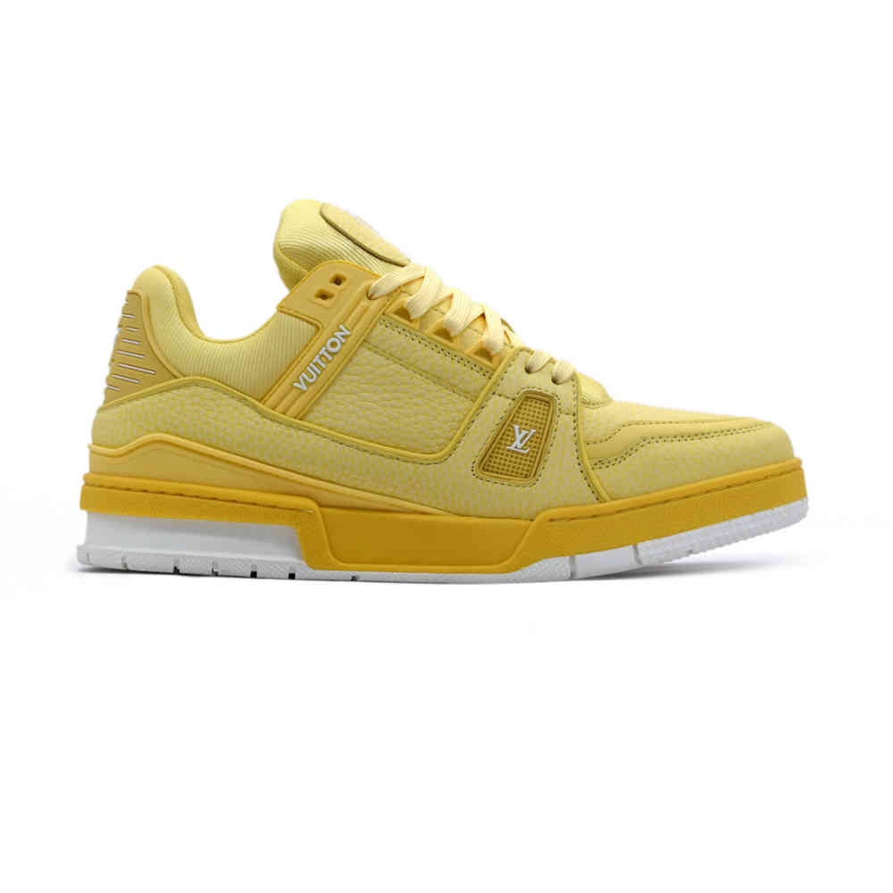 Louis Vuitton Yellow Premium Quality Sneakers