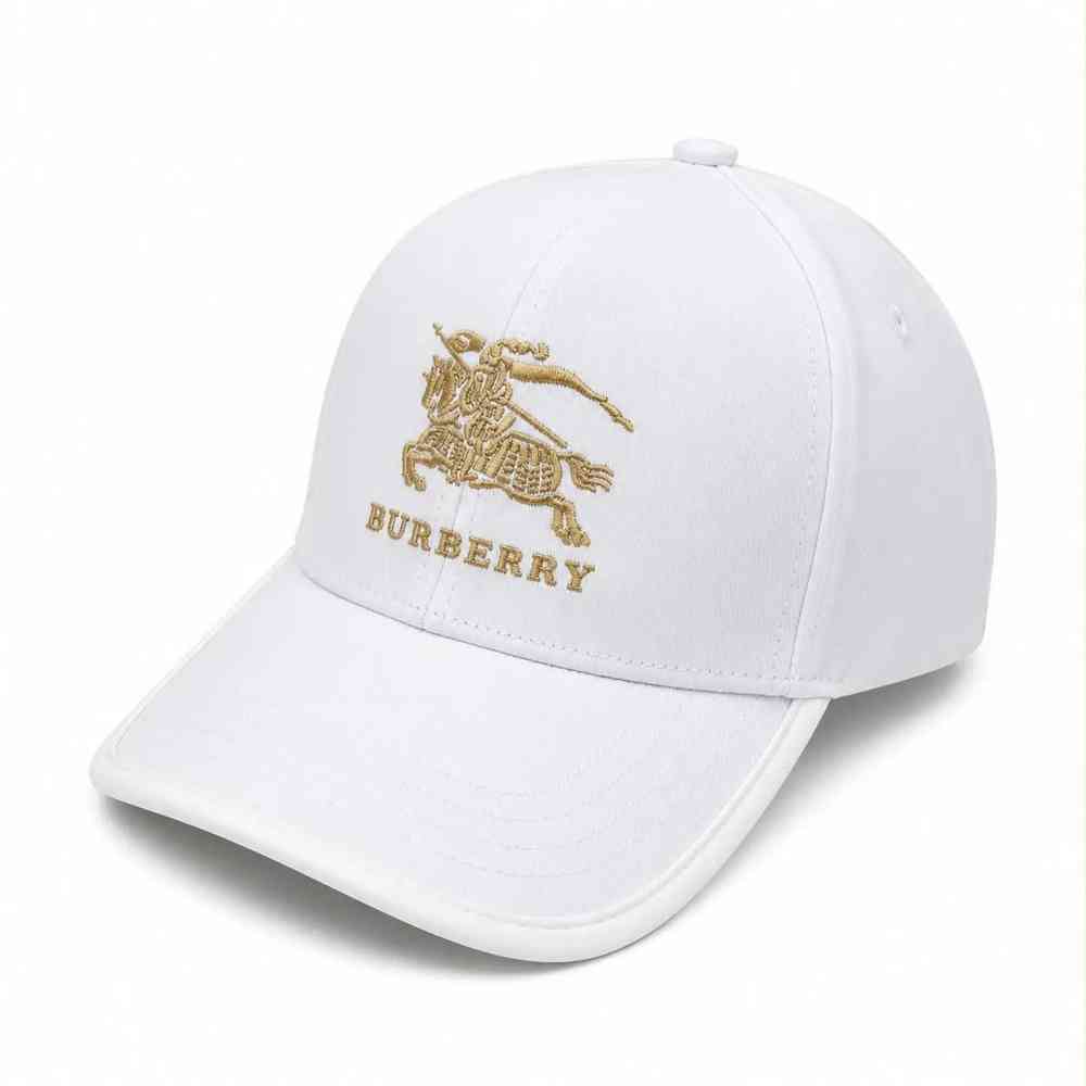 Burberry TB Monogram & Vintage White Baseball Caps