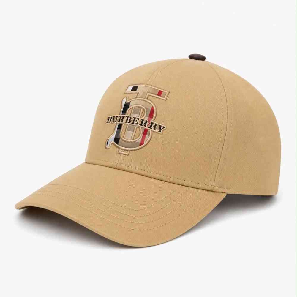 Burberry TB Monogram & Vintage Brown Baseball Caps