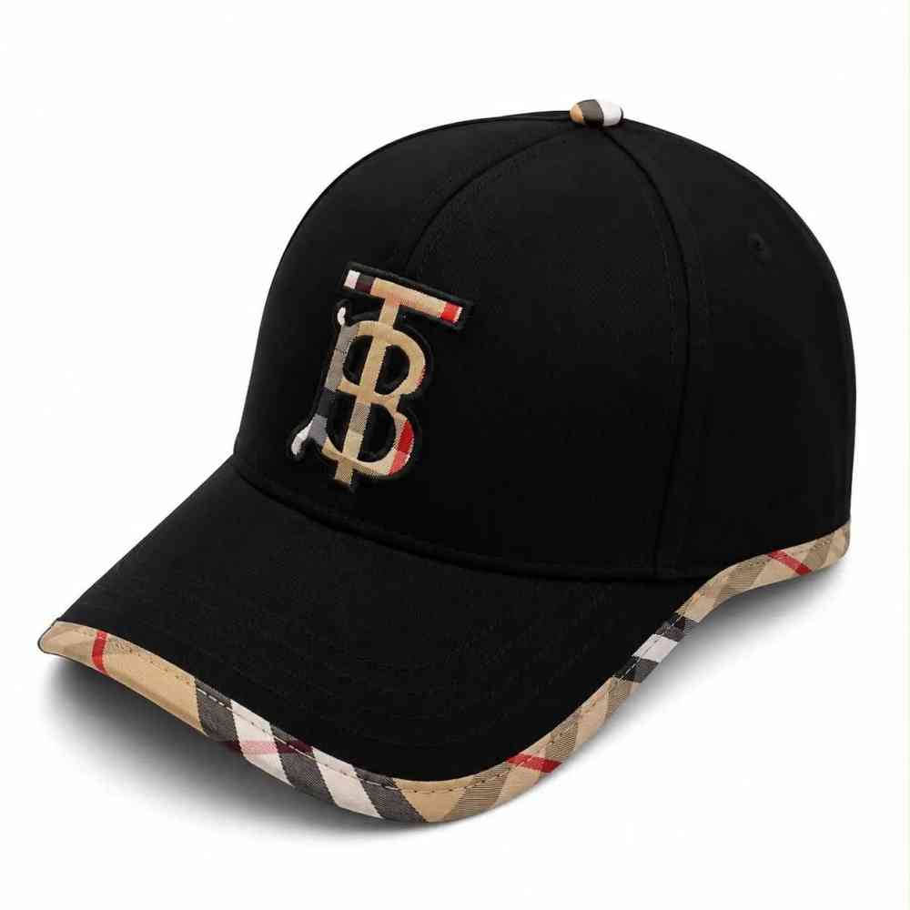 Burberry TB Monogram & Vintage Black Baseball Caps