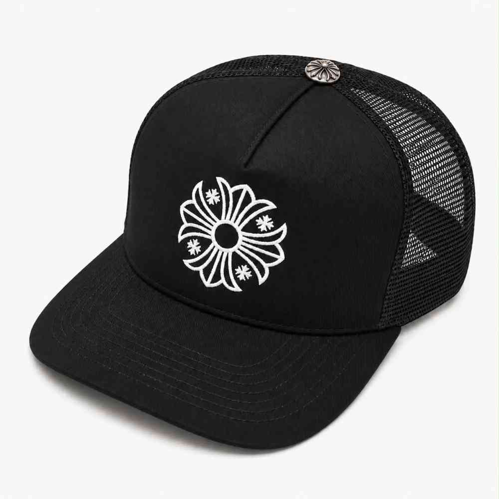 Chrome Hearts Cross Patch Black Baseball Cap