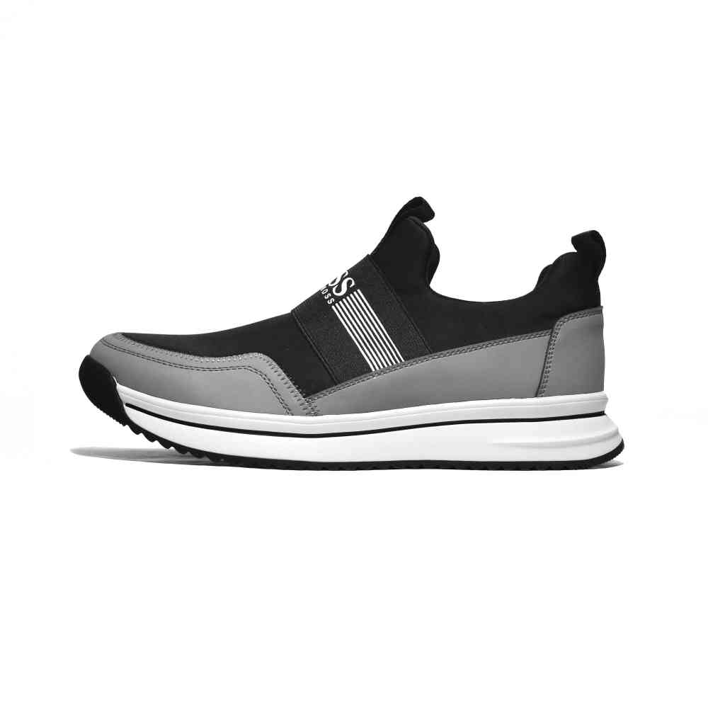 Black & Grey BOSS Black Premium Quality Sneakers