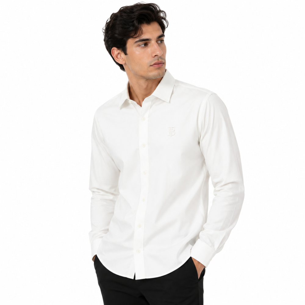 Burberry White Premium Quality Shirt