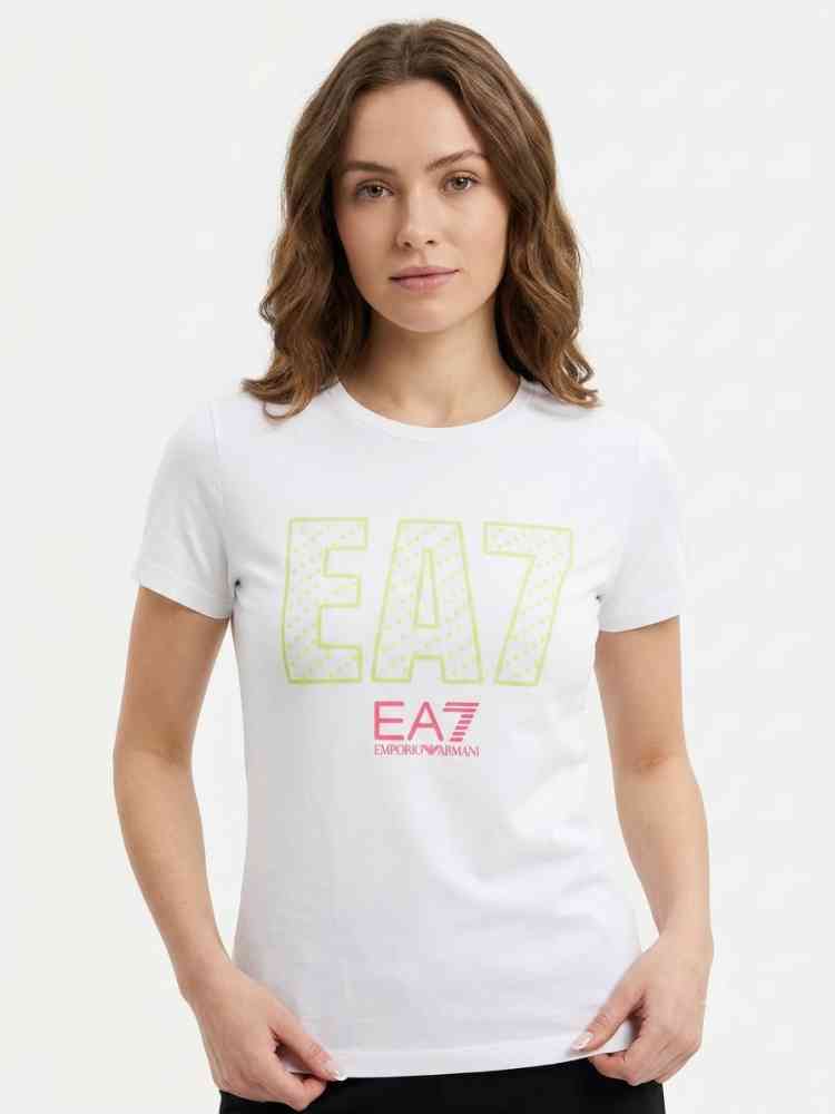 Emporio Armani White Premium Quality Women T-shirt