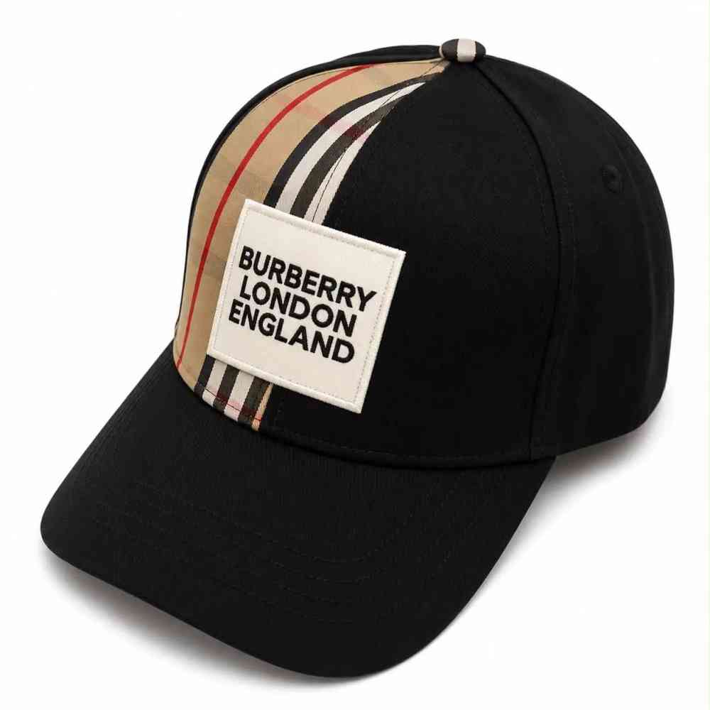 Burberry TB Monogram & Vintage Black Baseball Caps