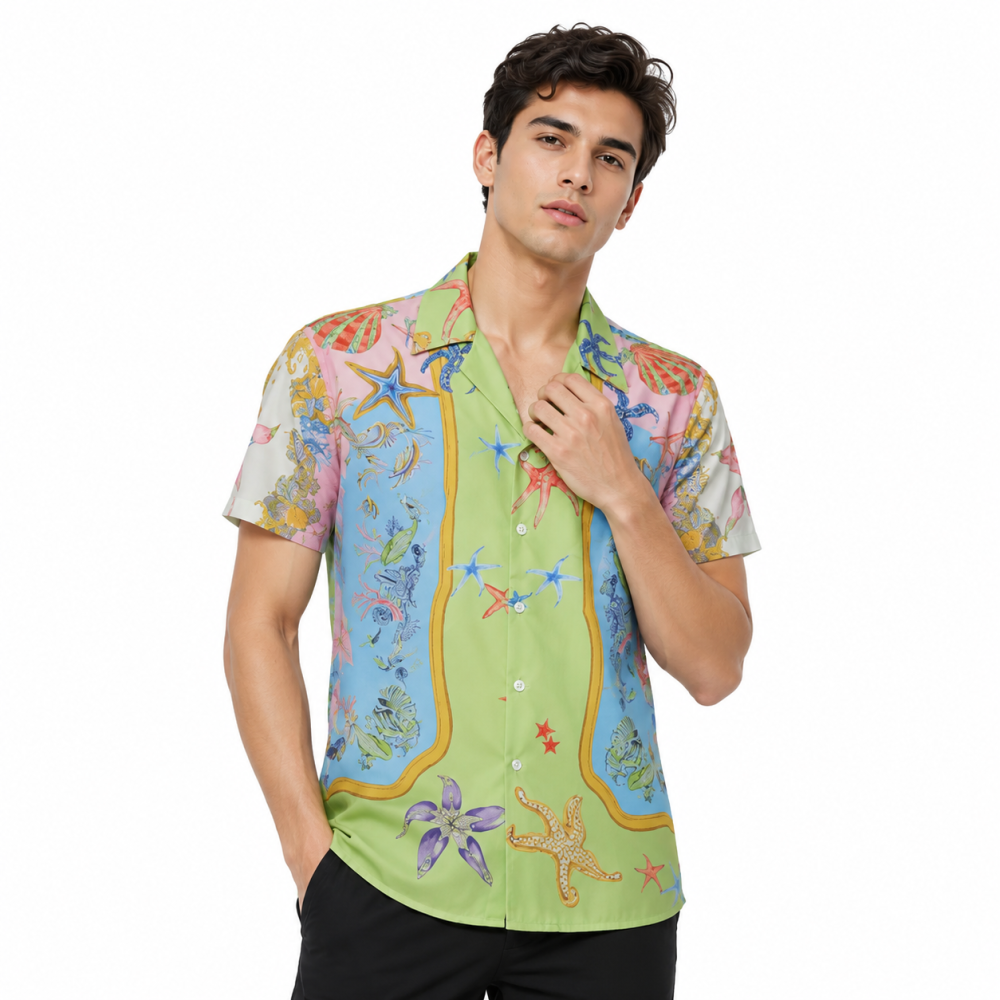 Versace Starfish Printed Premium Shirt