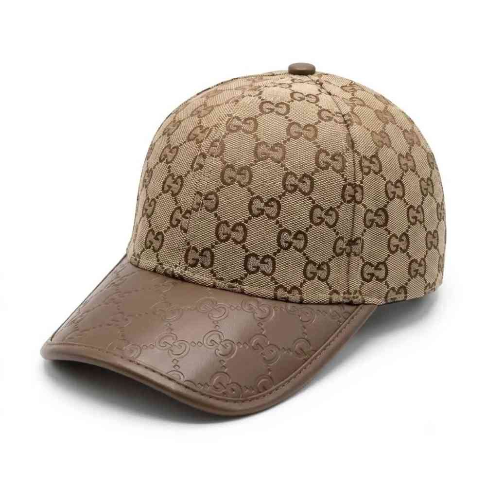 Brown Gucci Black Premium Quality Cap