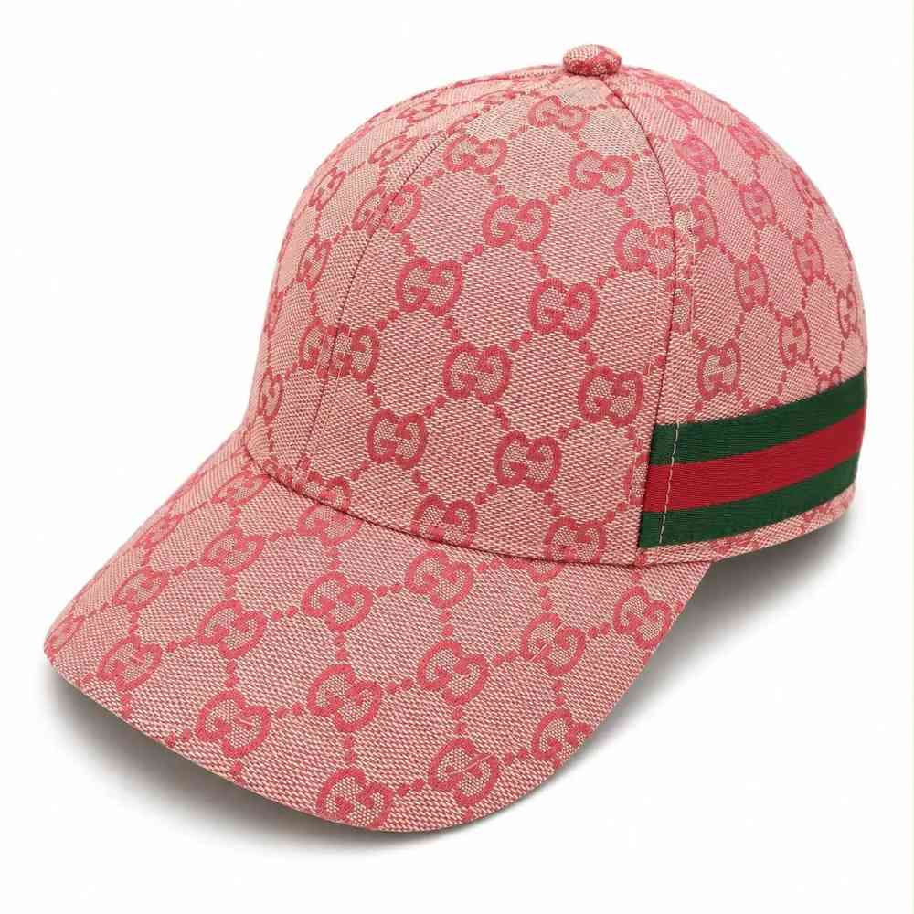 Pink Gucci Black Premium Quality Cap