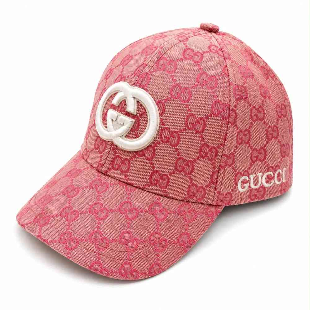 Pink Gucci Black Premium Quality Cap