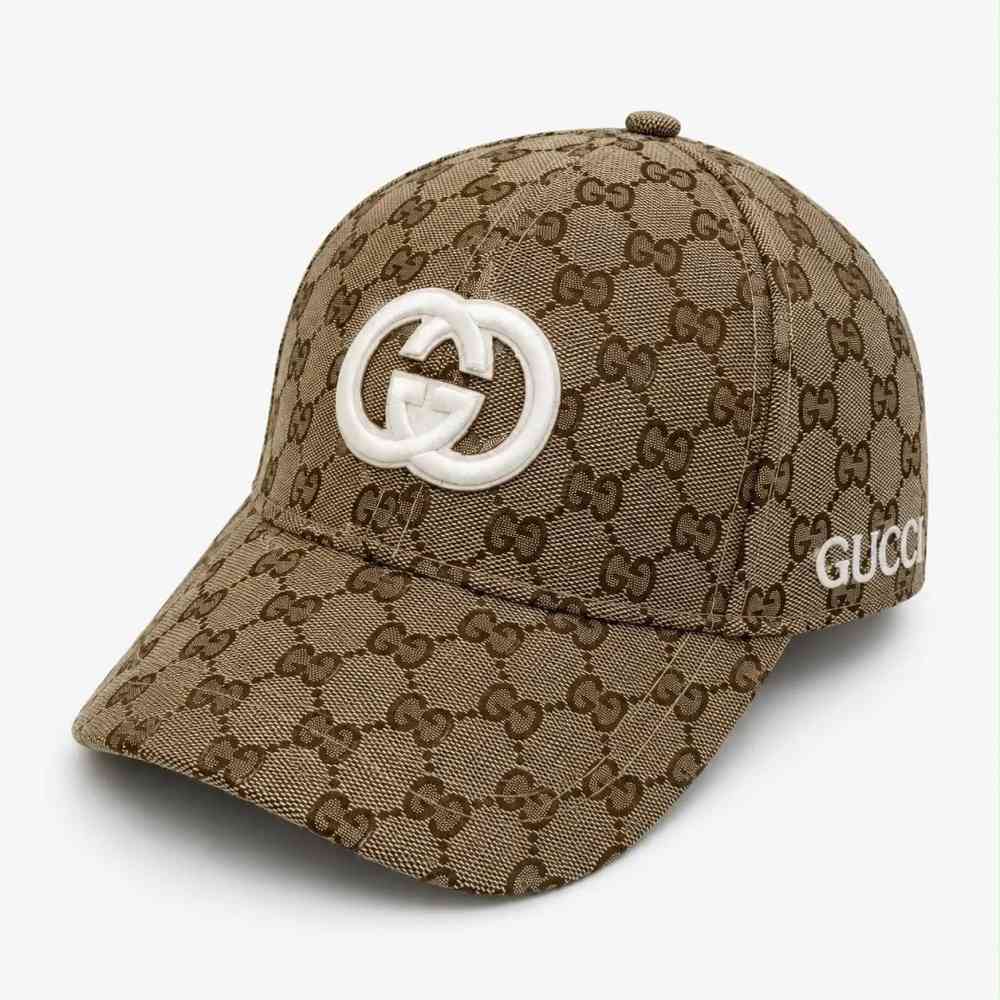 Brown Gucci Black Premium Quality Cap