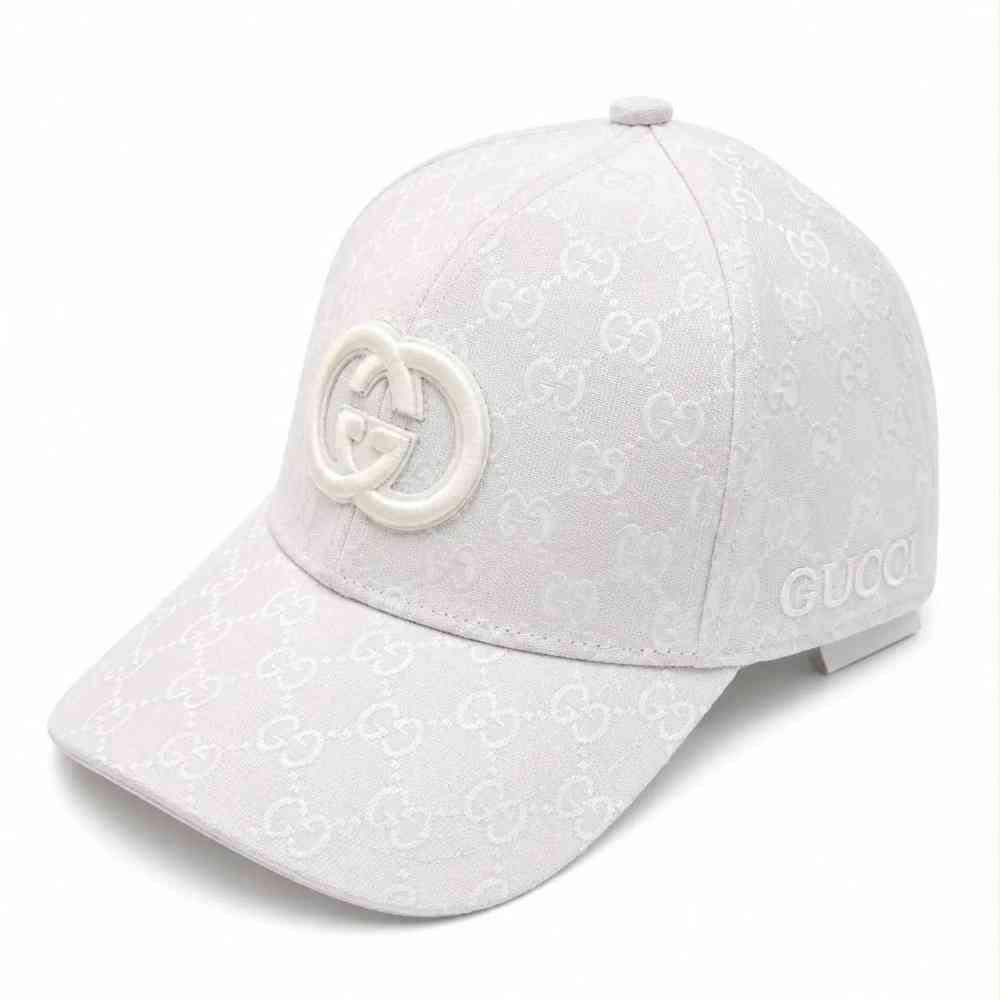White Gucci Black Premium Quality Cap
