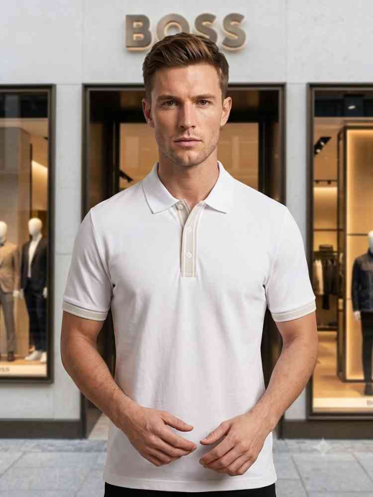 Hugo Boss White Premium Quality Tees