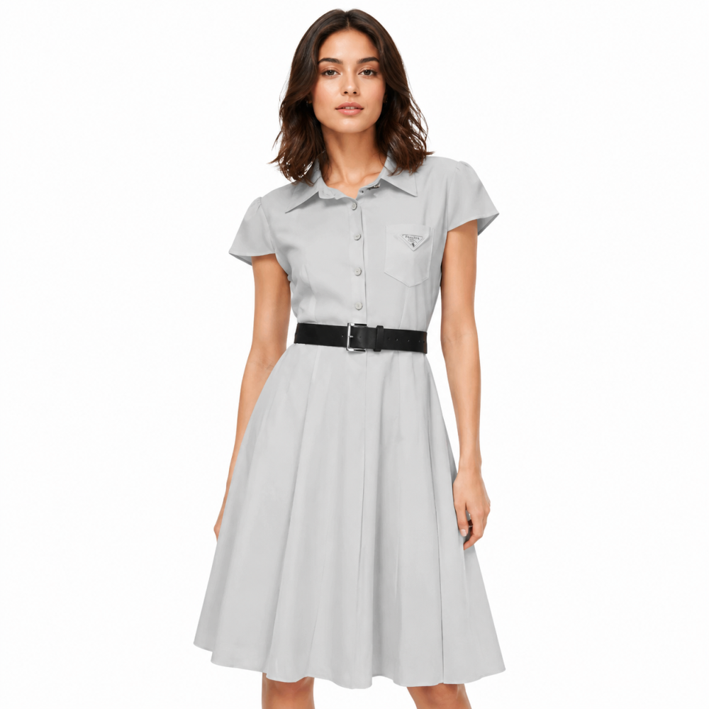 Prada White Premium Quality Dress