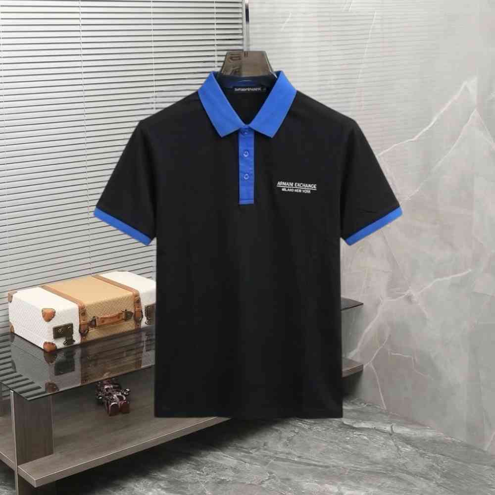 Black Armani Exchange White Premium Quality T-shirt