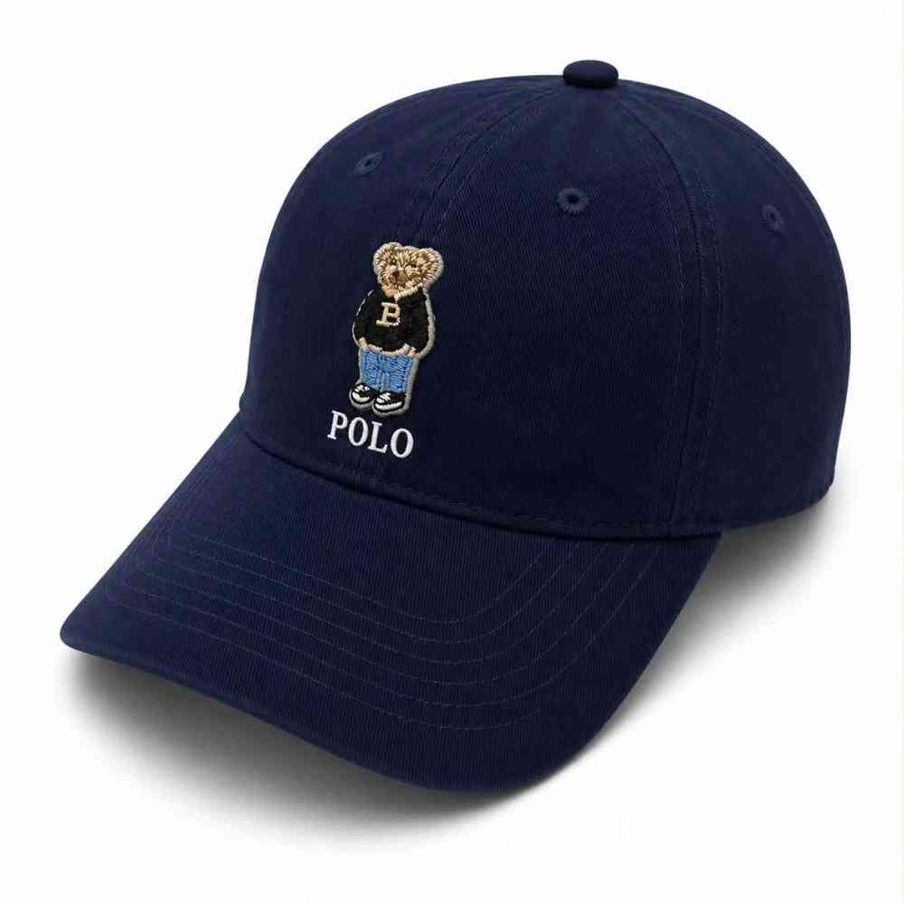 Blue Ralph Lauren Logo Red Premium Quality Cap