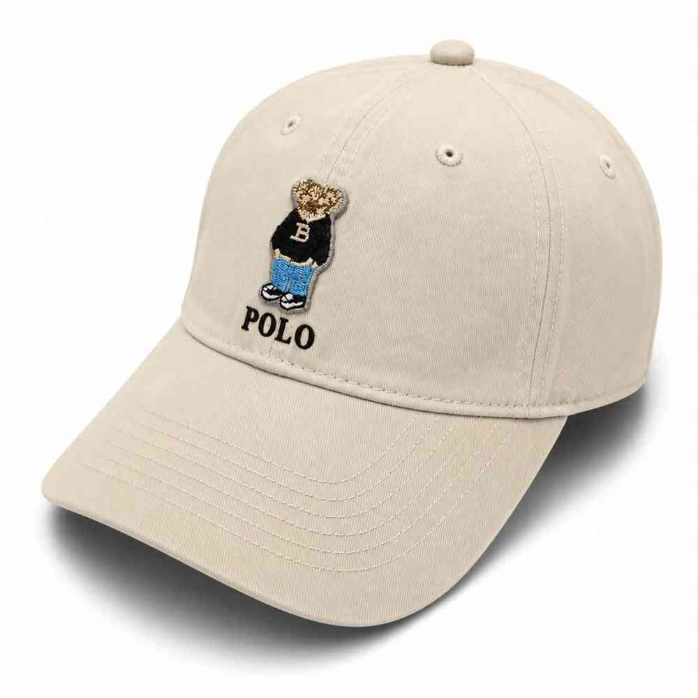 Ralph Lauren Logo White Premium Quality Cap
