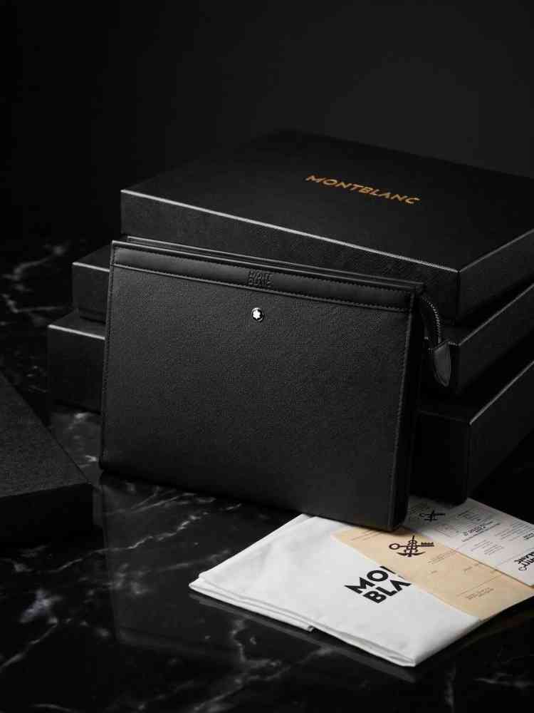 Black Mont Blanc Grey Premium Quality Pouches