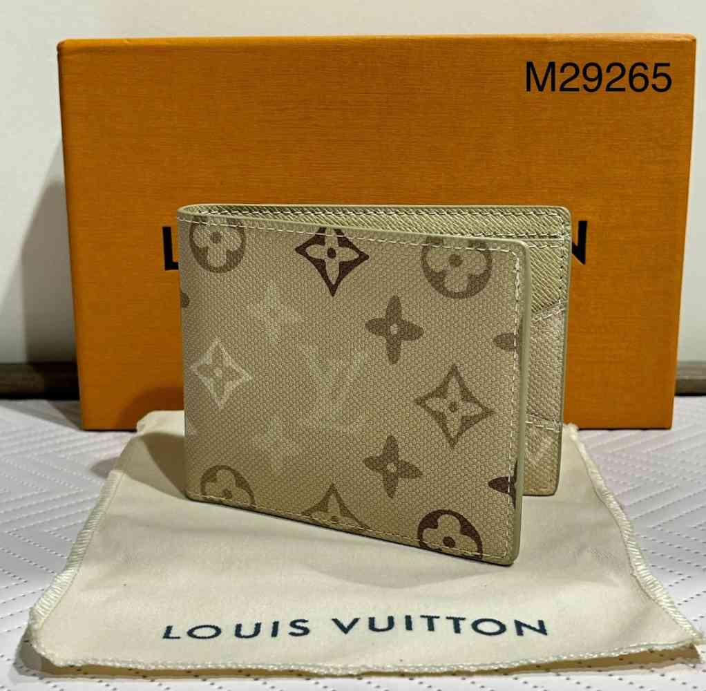 Louis Vuitton Cream Premium Compact Wallet