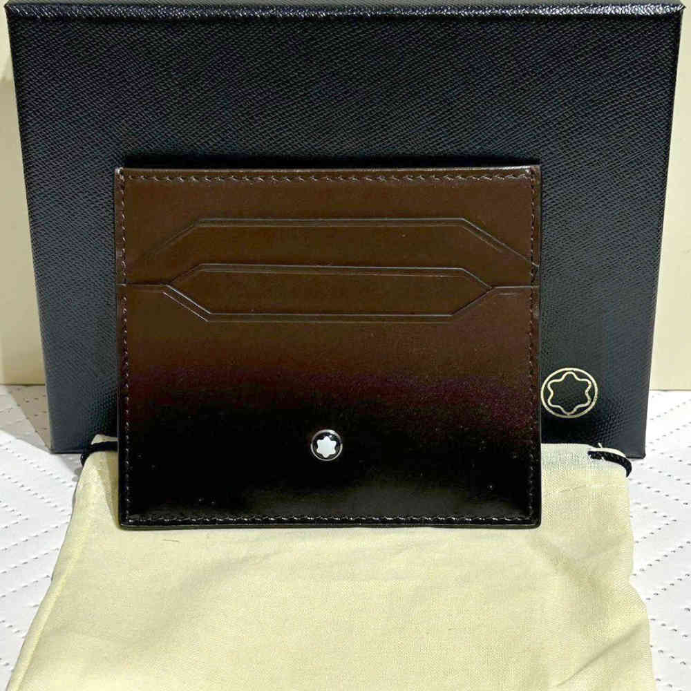 Brown Mont Blanc Blue Premium Pocket Organiser