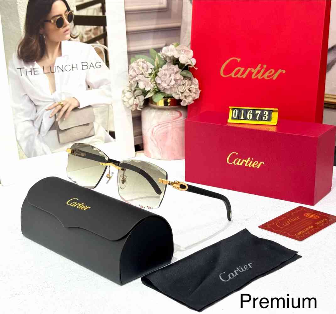 Cartier Colour Changing Lens Black Premium Sunglasses