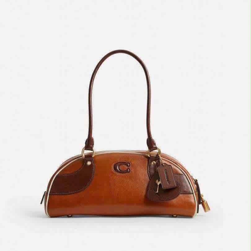 Coach Coated Canvas Signature Shoulder Bag