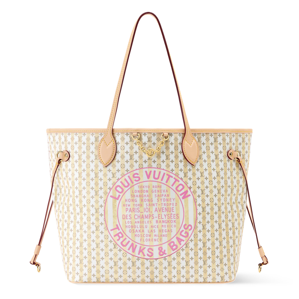 Speedy 30 White Tote Bag Louis Vuitton Neverfull MM "LV Stamp" White Tote Bag M29483