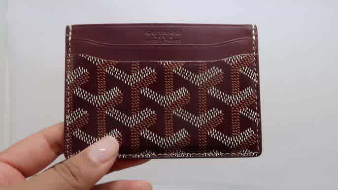 Goyard Wine Premium Card Wallet