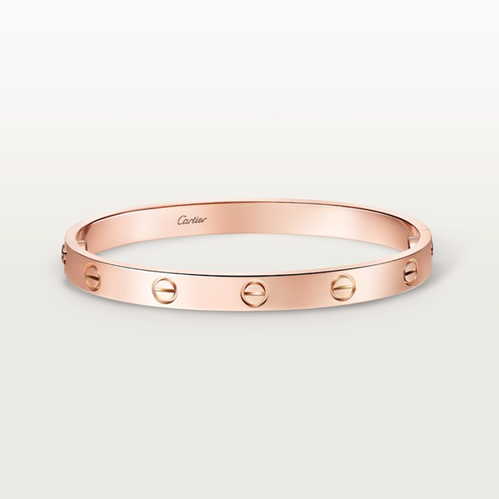 Rose Gold Cartier Gold Love Bracelet