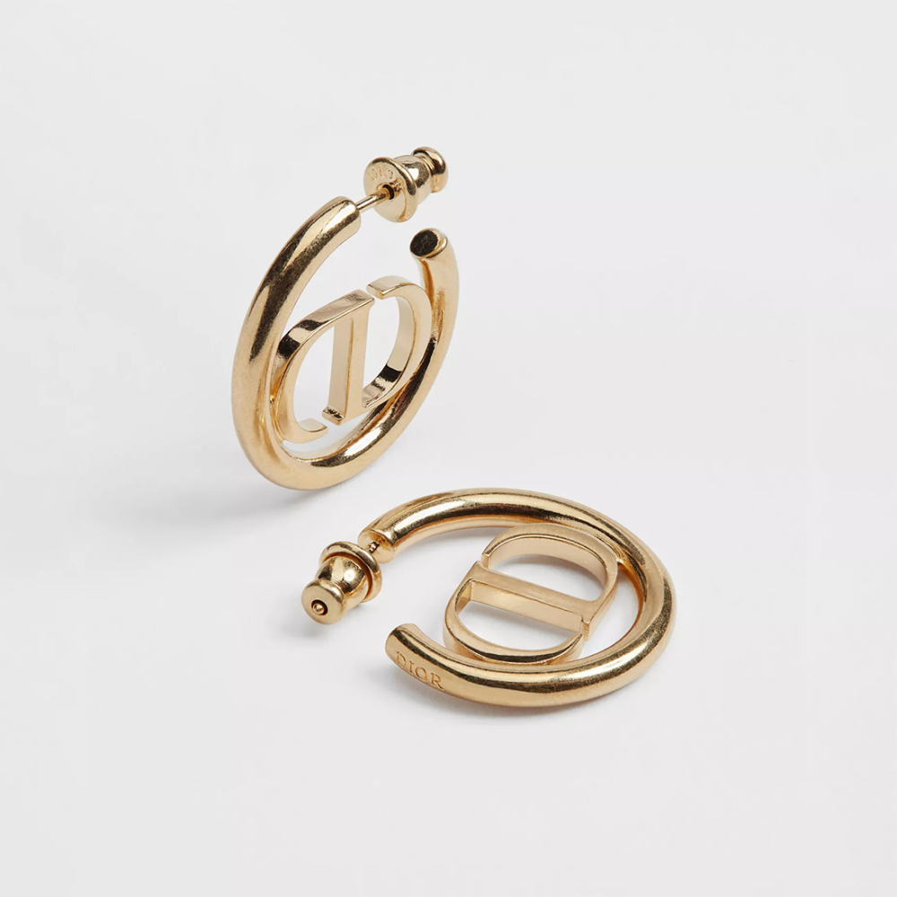Christian Dior 30 Montaigne Hoop Earrings