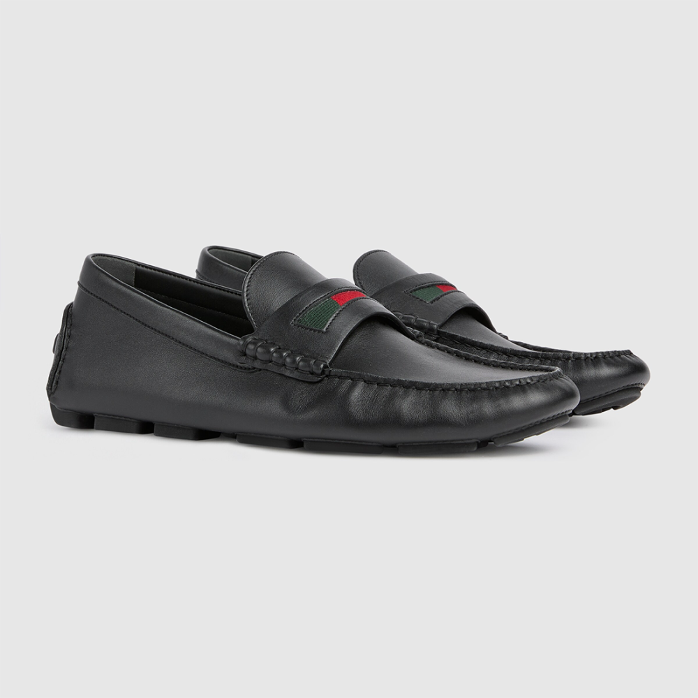 Gucci Men's Driver with Web Detail