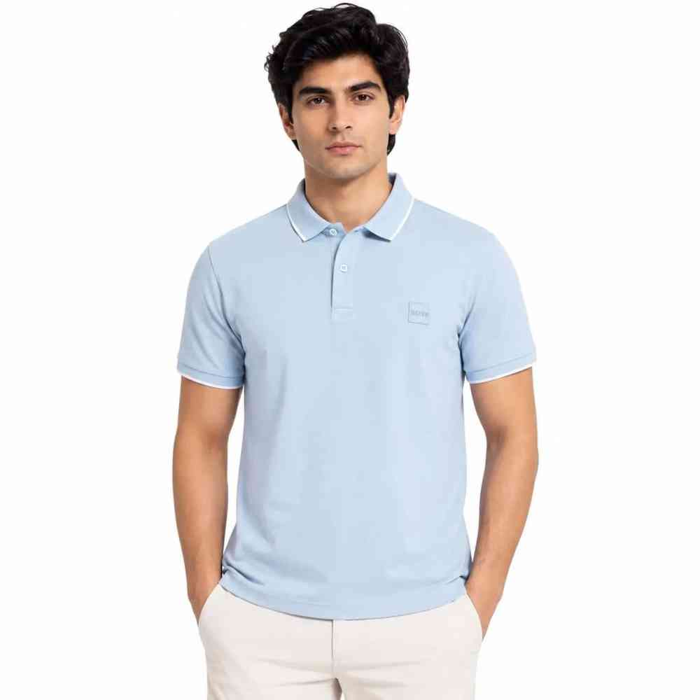 Sky Blue Hugo Boss Black Premium Quality Tees