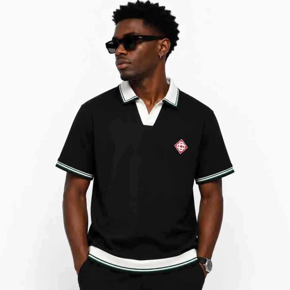 Black Casablanca White Premium Quality T-shirt