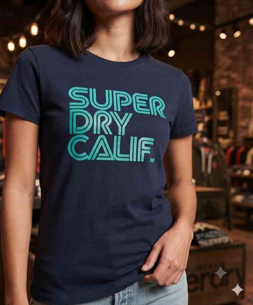 Superdry Blue Premium Quality T-Shirt