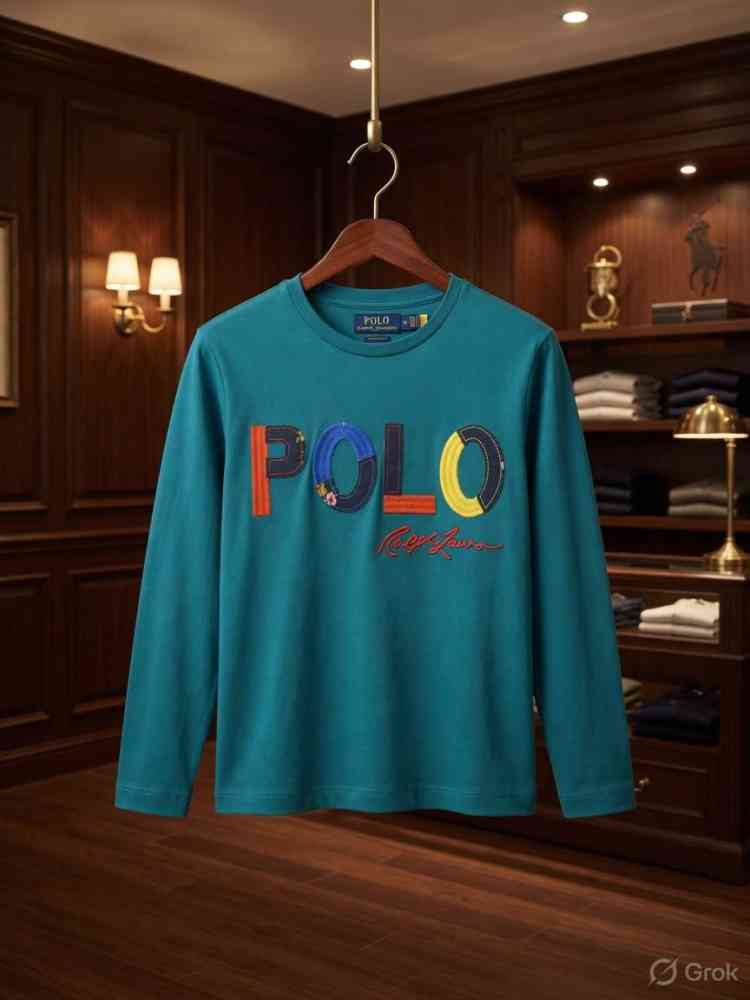 Ralph Lauren Green Premium Quality Kids T-shirt