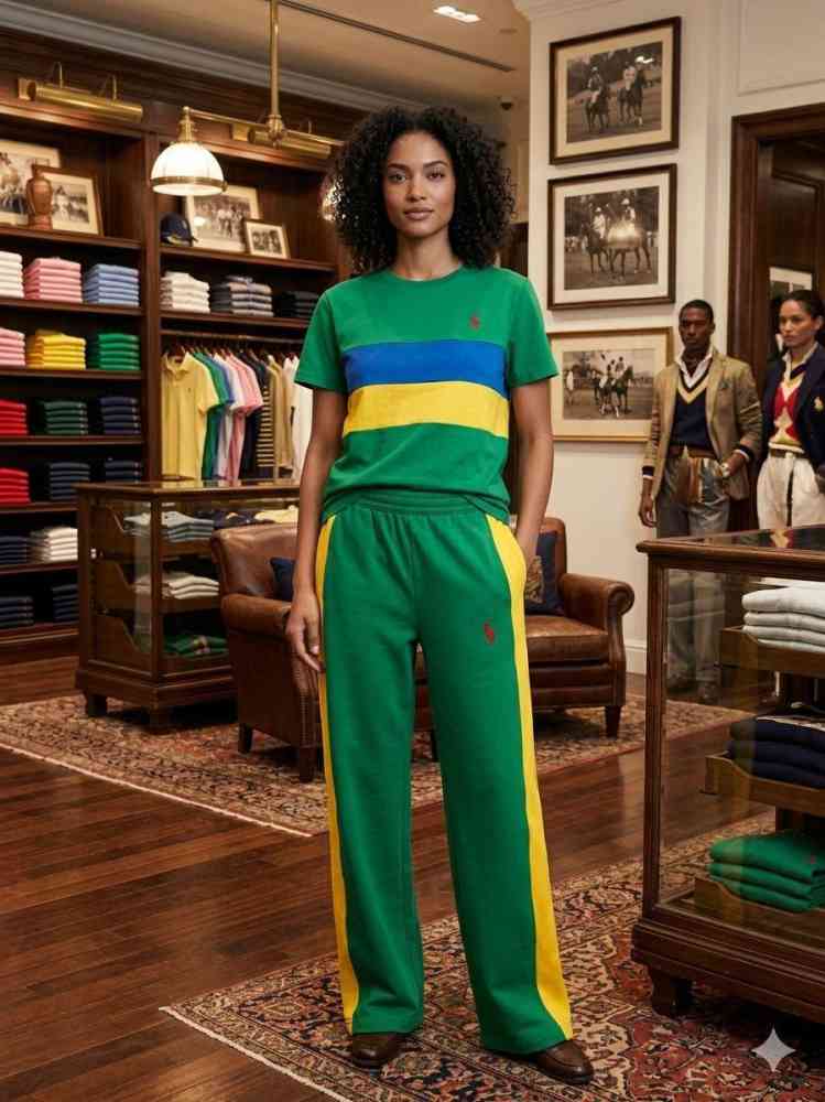 Ralph Lauren Green Premium Quality Co-ord Set