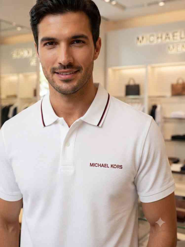 White Michael Kors Red Premium Quality T-shirt