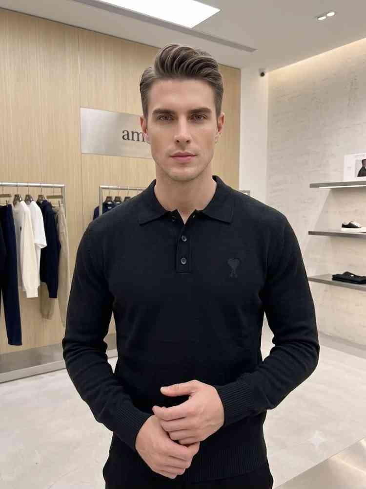 Ami Black Premium Quality T-shirt