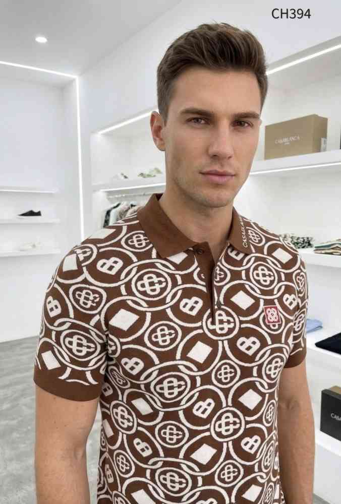 Casablanca Brown Premium Quality T-shirt