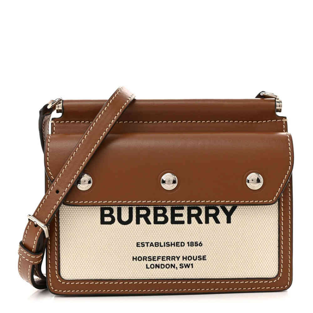 Burberry Horseferry Pocket Brown Sling Bag