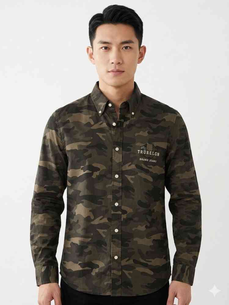 Green True Religion Black Premium Quality Shirt
