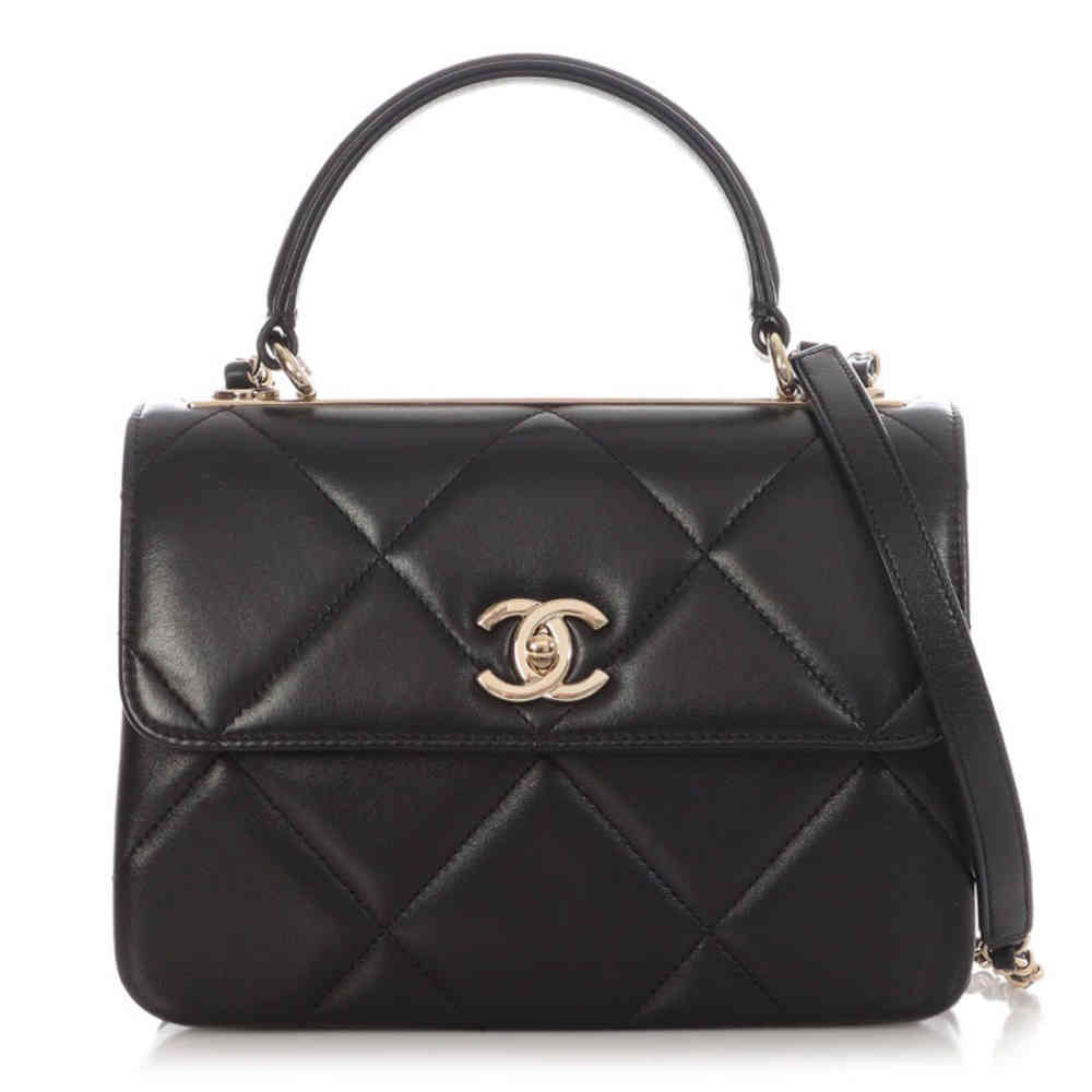 Chanel New Trendy CC Top Black Sling Bag