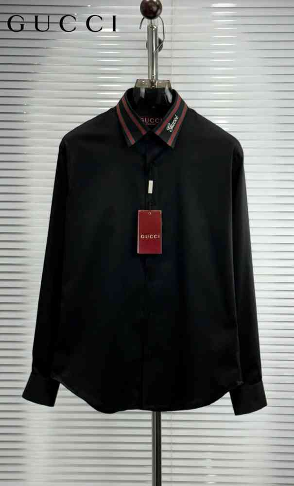 Gucci Black Premium Quality Cotton Shirt