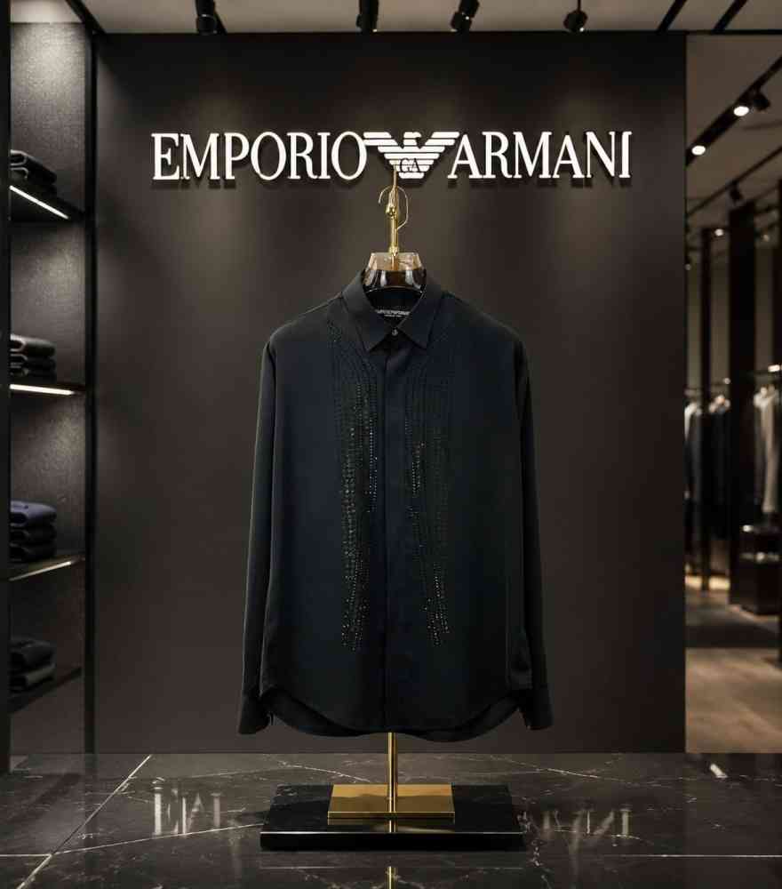 Emporio Armani Black Premium Quality Shirt
