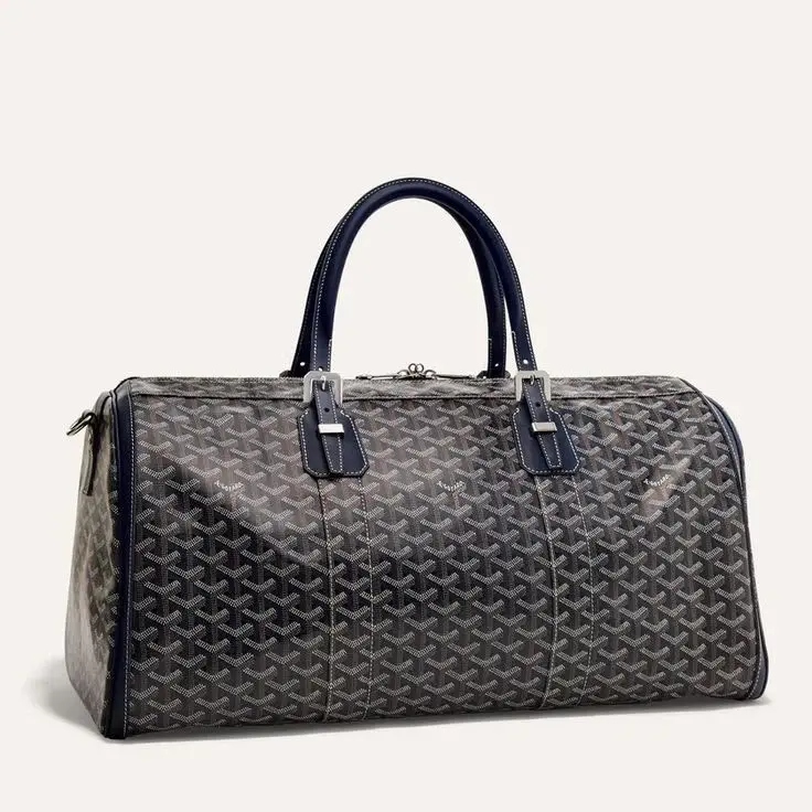 Goyard Boeing 55 Blue Duffle Bag