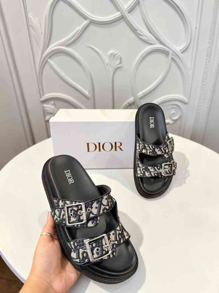 Dior Black Premium Quality Women's Slides