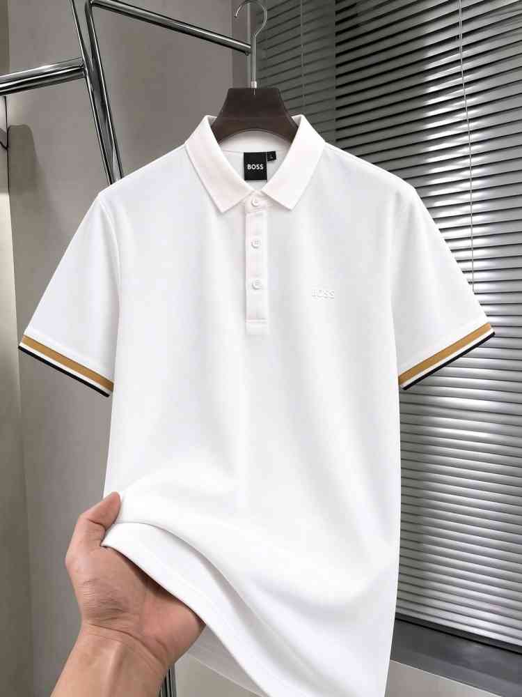 White Hugo Boss Black Premium Quality Tees